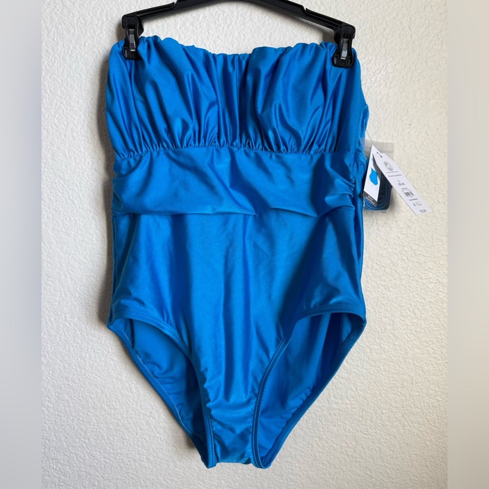 Vibrant Blue One-Piece Swimsuit